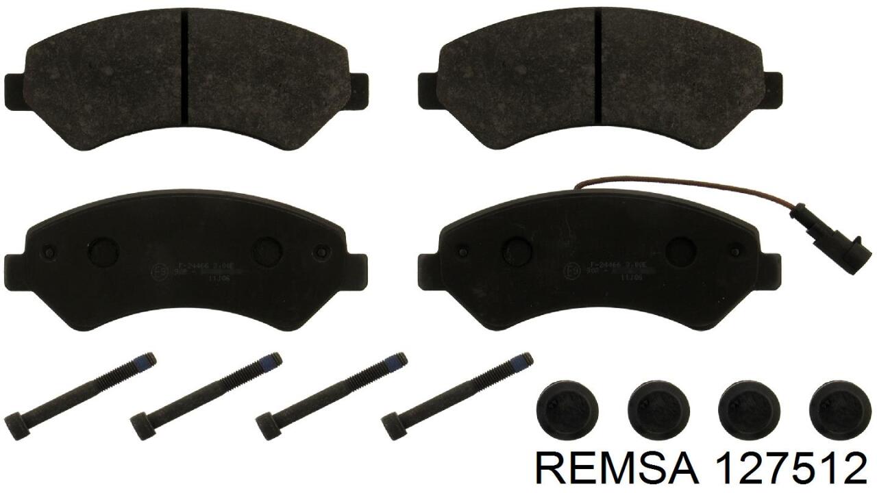 Гальмівні колодки Remsa 127512 ціна, від 34.27 USD