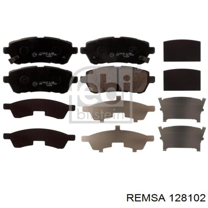 Гальмівні колодки Remsa 128102 ціна, від 29.19 USD