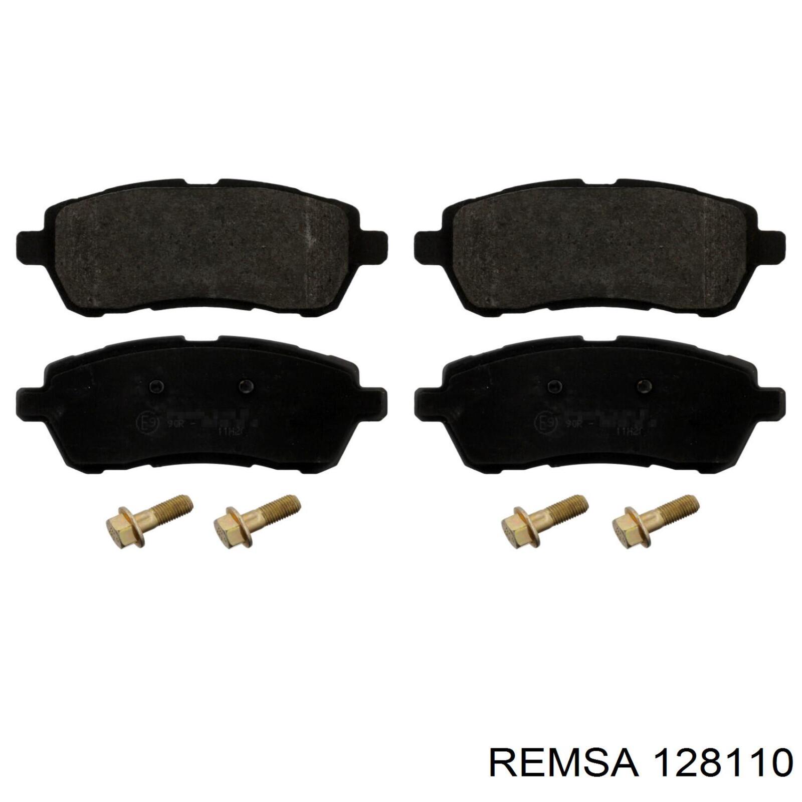 Гальмівні колодки Remsa 128110 ціна, від 24.10 USD
