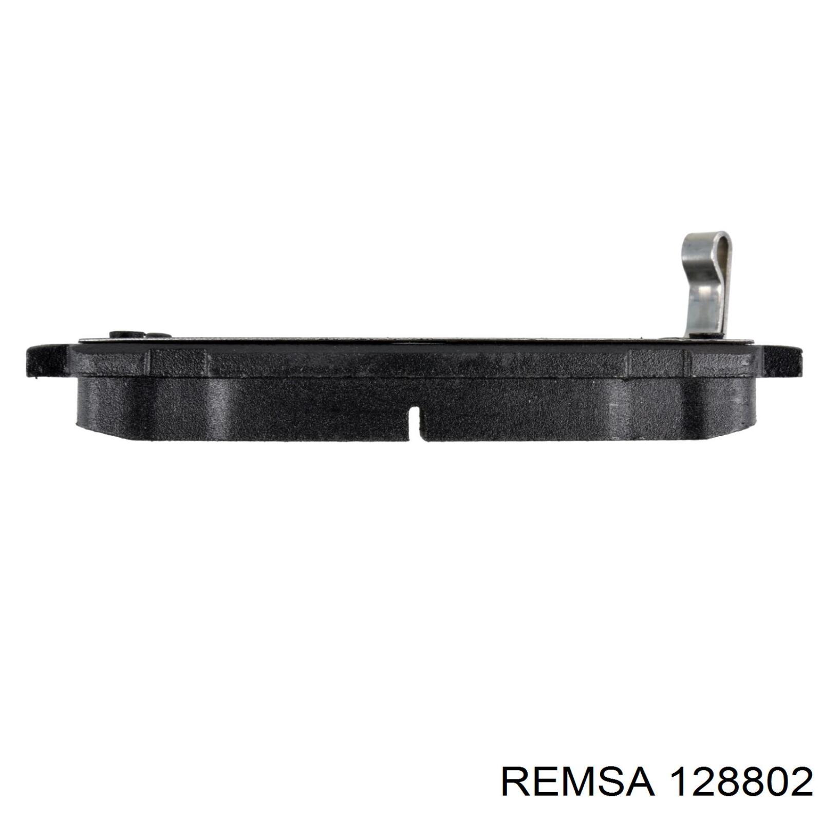 Задні дискові колодки Remsa 128802