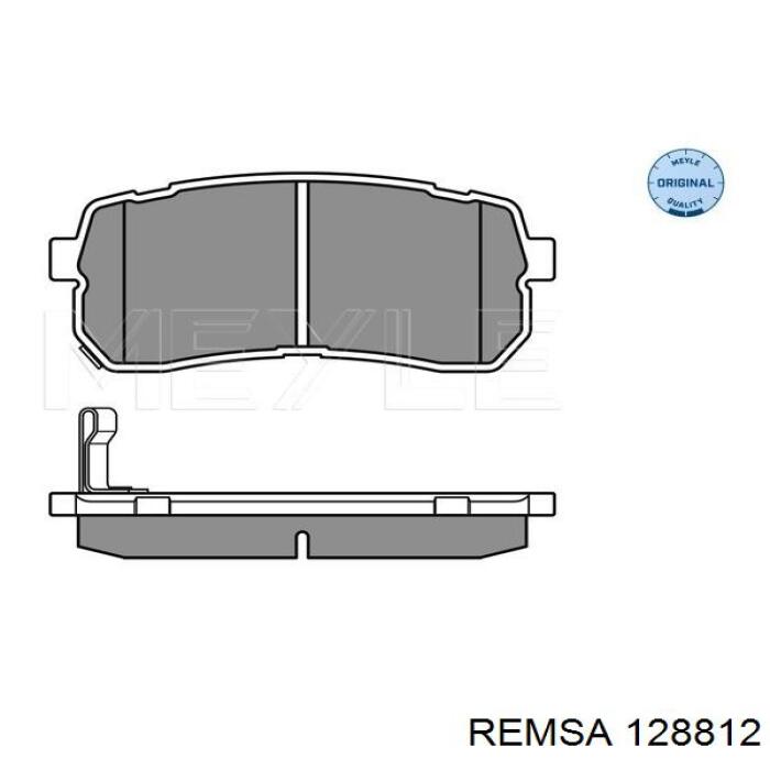 Купити 128812 Remsa Задні колодки