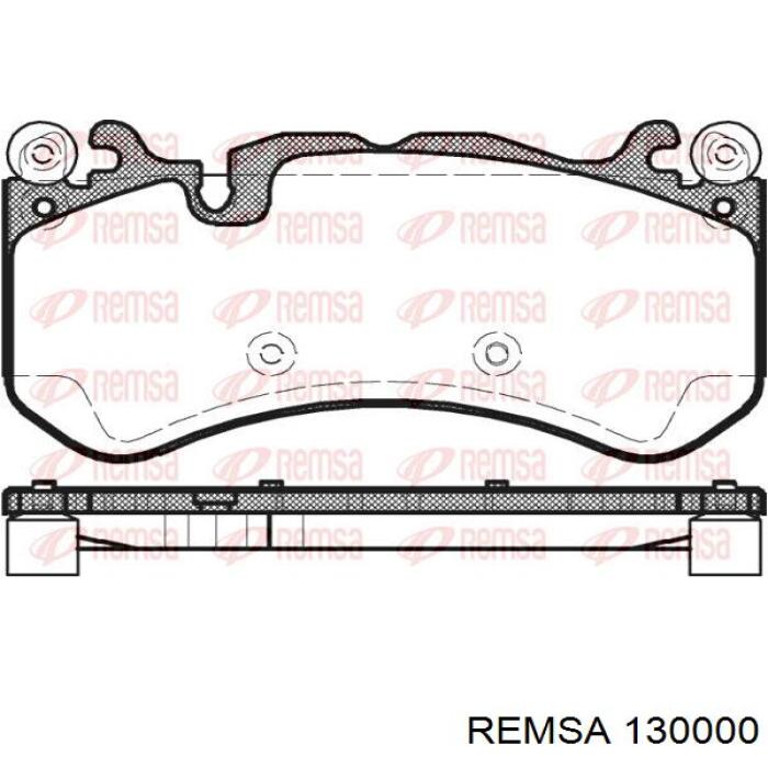 Колодки гальмівні передні, дискові 130000 Remsa