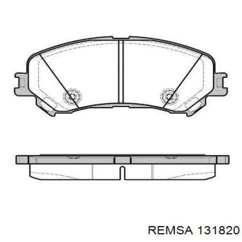 Гальмівні колодки Remsa 131820 ціна, від 26.21 USD