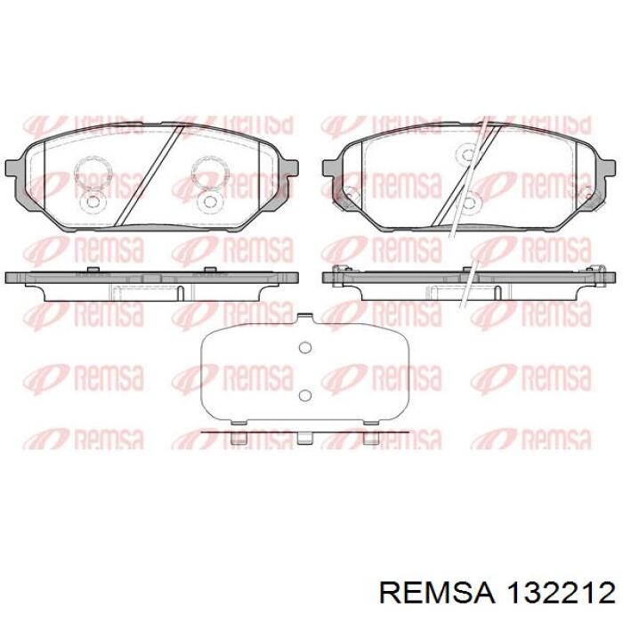 Гальмівні колодки Remsa 132212 ціна, від 25.31 USD