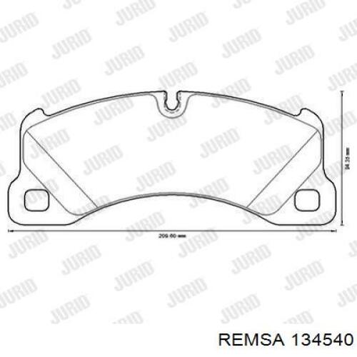 Передні тормозні колодки P65046 Brembo