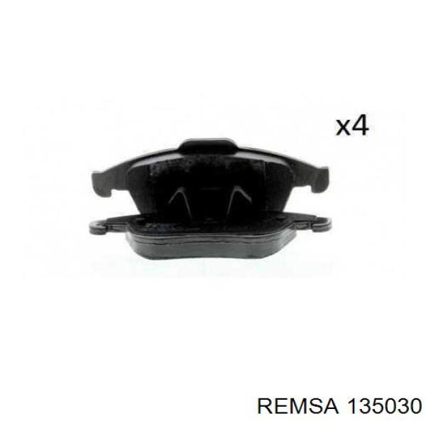 Передні тормозні колодки 135030 Remsa