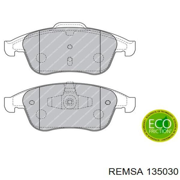 Гальмівні колодки Remsa 135030 ціна, від 31.25 USD