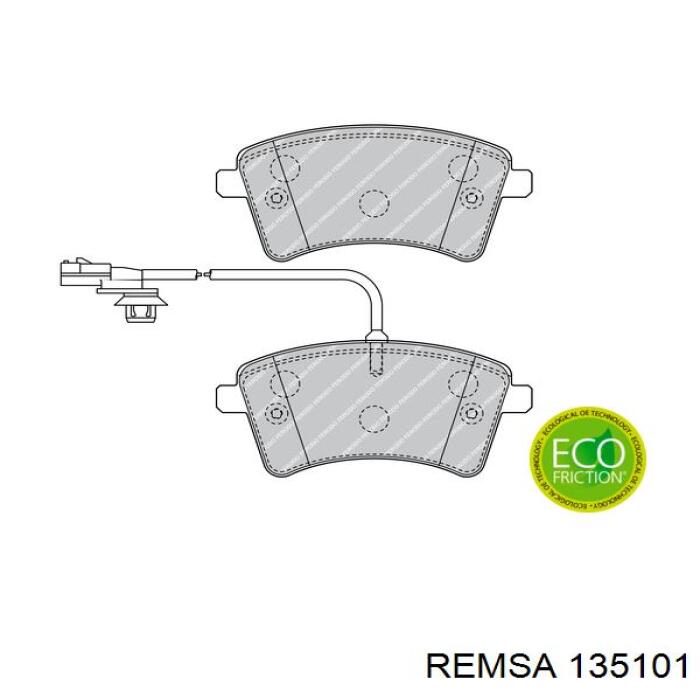 Тормозні колодки Remsa 135101