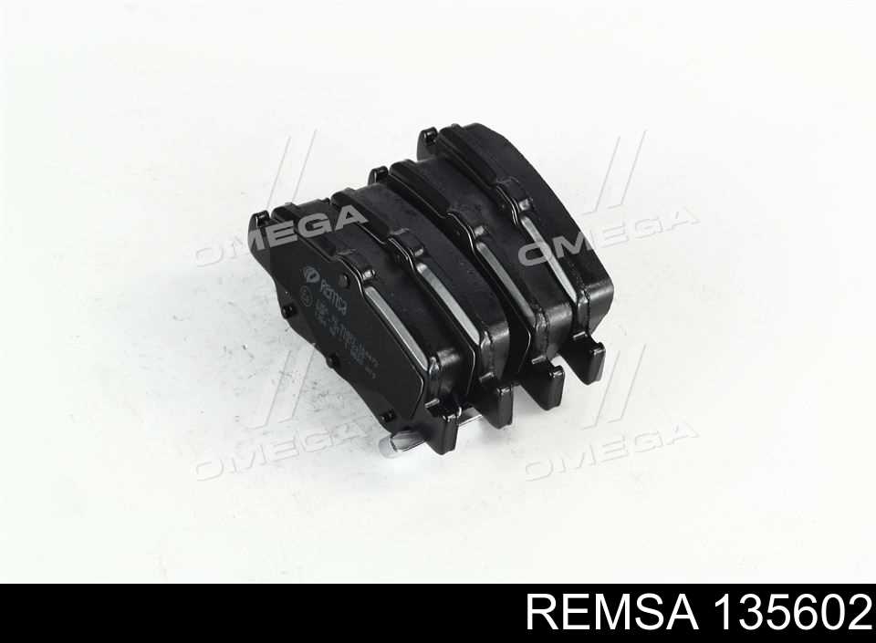 Задні гальмівні колодки Remsa 135602 ціна, від 23.54 USD