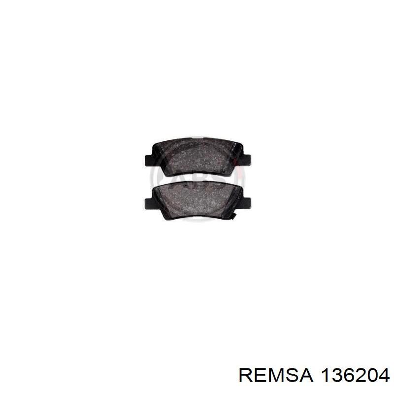 Купити 136204 Remsa Задні колодки