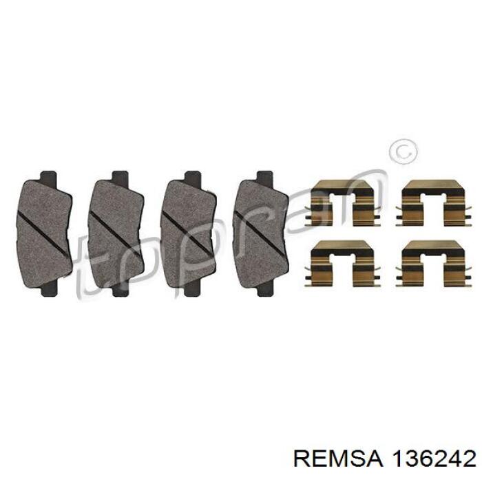 Купити 136242 Remsa Задні колодки