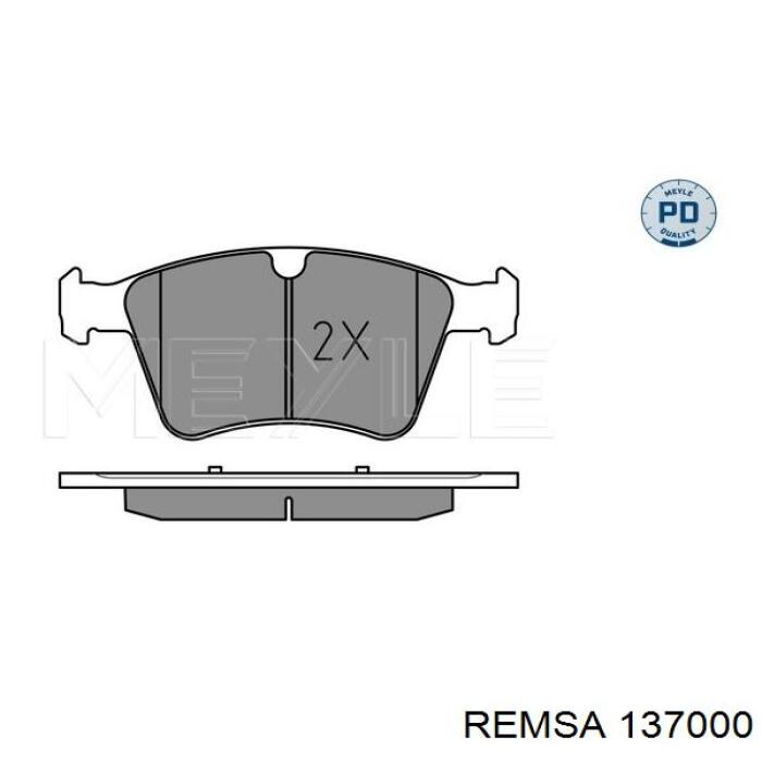 Передні тормозні колодки 137000 Remsa