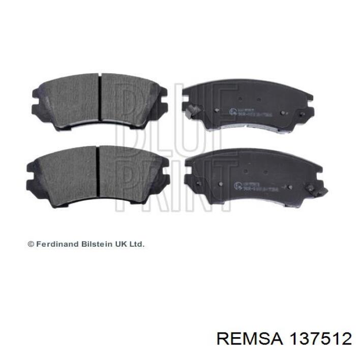 137512 Remsa колодки гальмівні передні, дискові