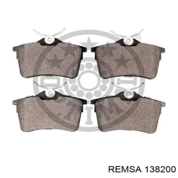 Задні дискові колодки Remsa 138200