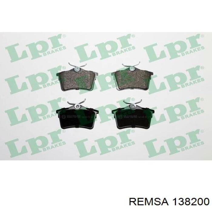 Задні гальмівні колодки Remsa 138200 ціна, від 19.93 USD