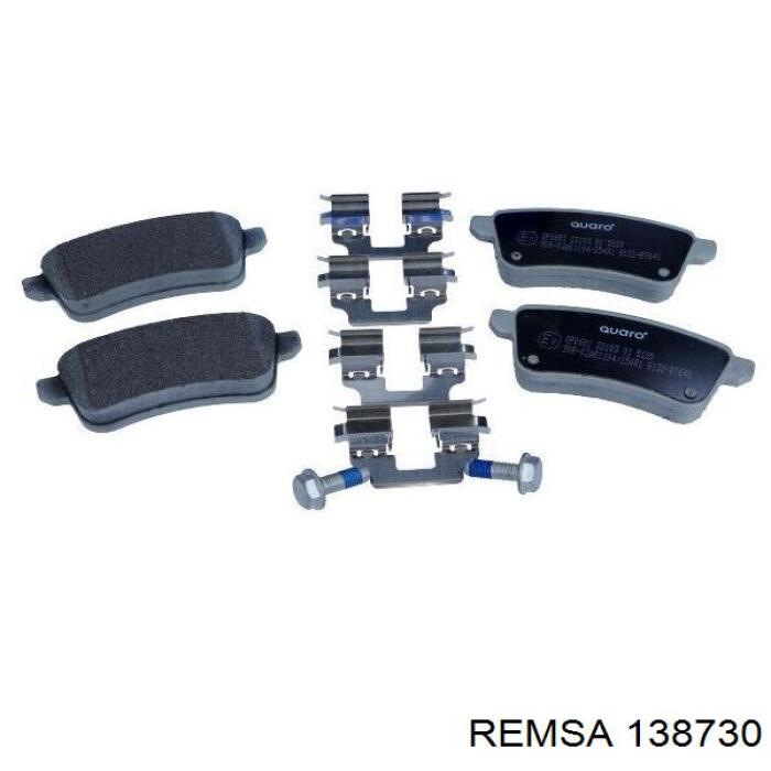 Задні гальмівні колодки Remsa 138730 ціна, від 21.20 USD