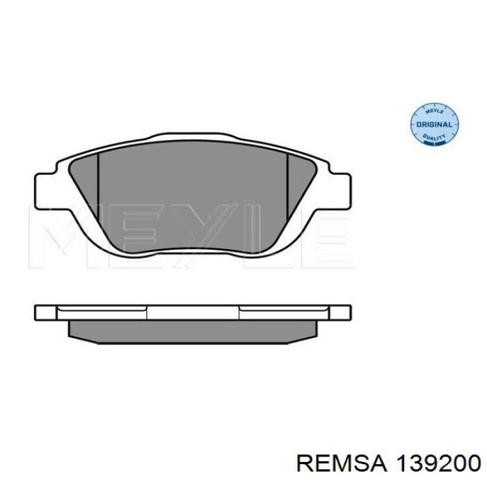 Тормозні колодки Remsa 139200
