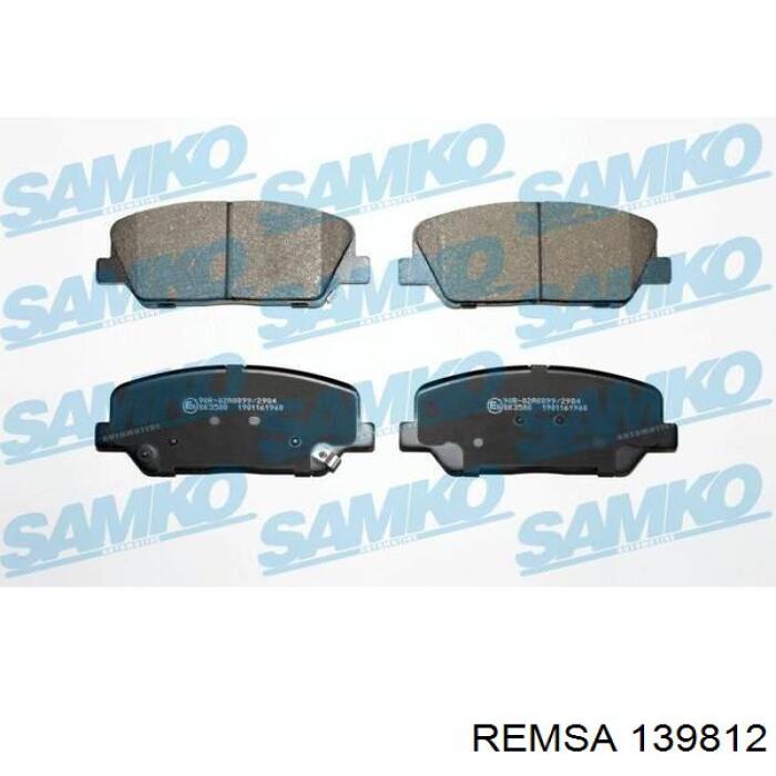 139812 Remsa колодки гальмівні передні, дискові