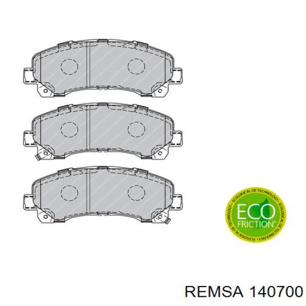 Тормозні колодки Remsa 140700
