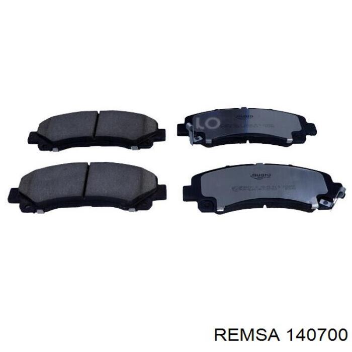 140700 Remsa колодки гальмівні передні, дискові