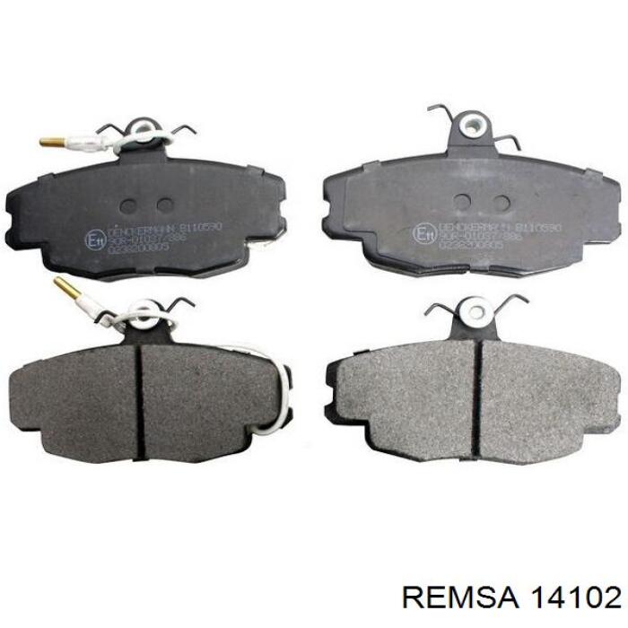 14102 Remsa колодки гальмівні передні, дискові