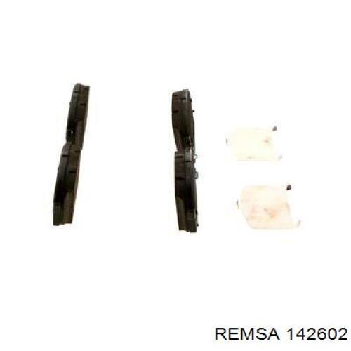 Передні тормозні колодки 142602 Remsa