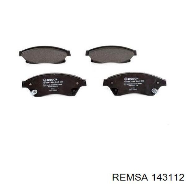 Тормозні колодки Remsa 143112