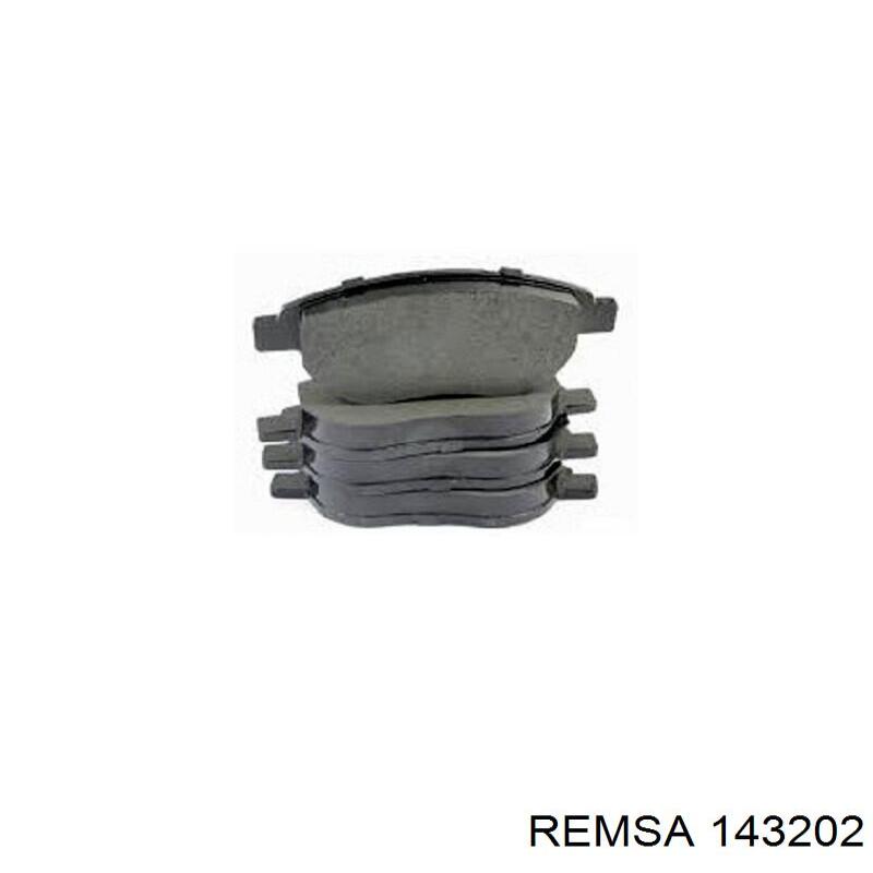 Задні гальмівні колодки Remsa 143202 ціна, від 21.69 USD