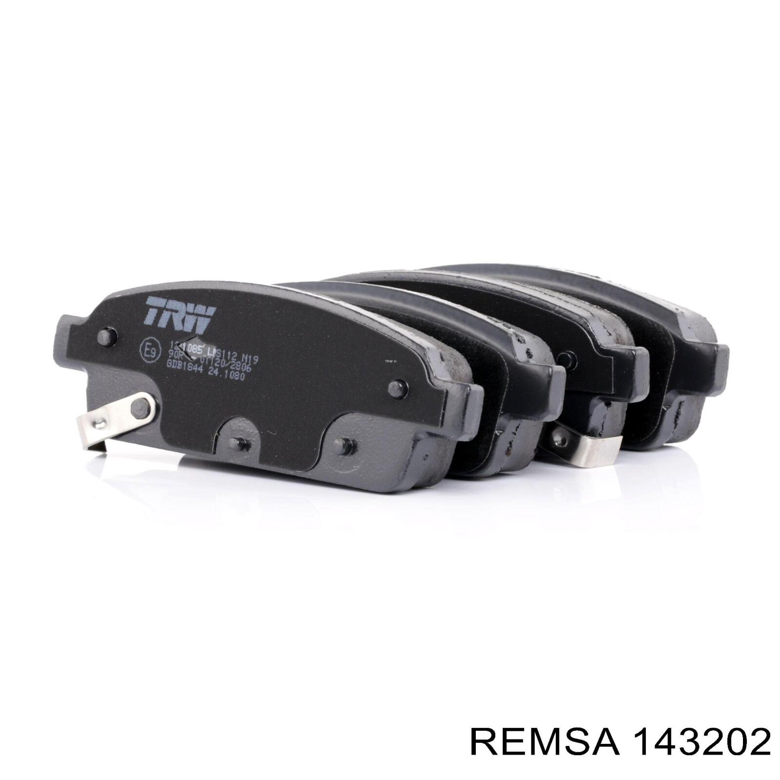 Задні гальмівні колодки Remsa 143202 ціна, від 21.69 USD