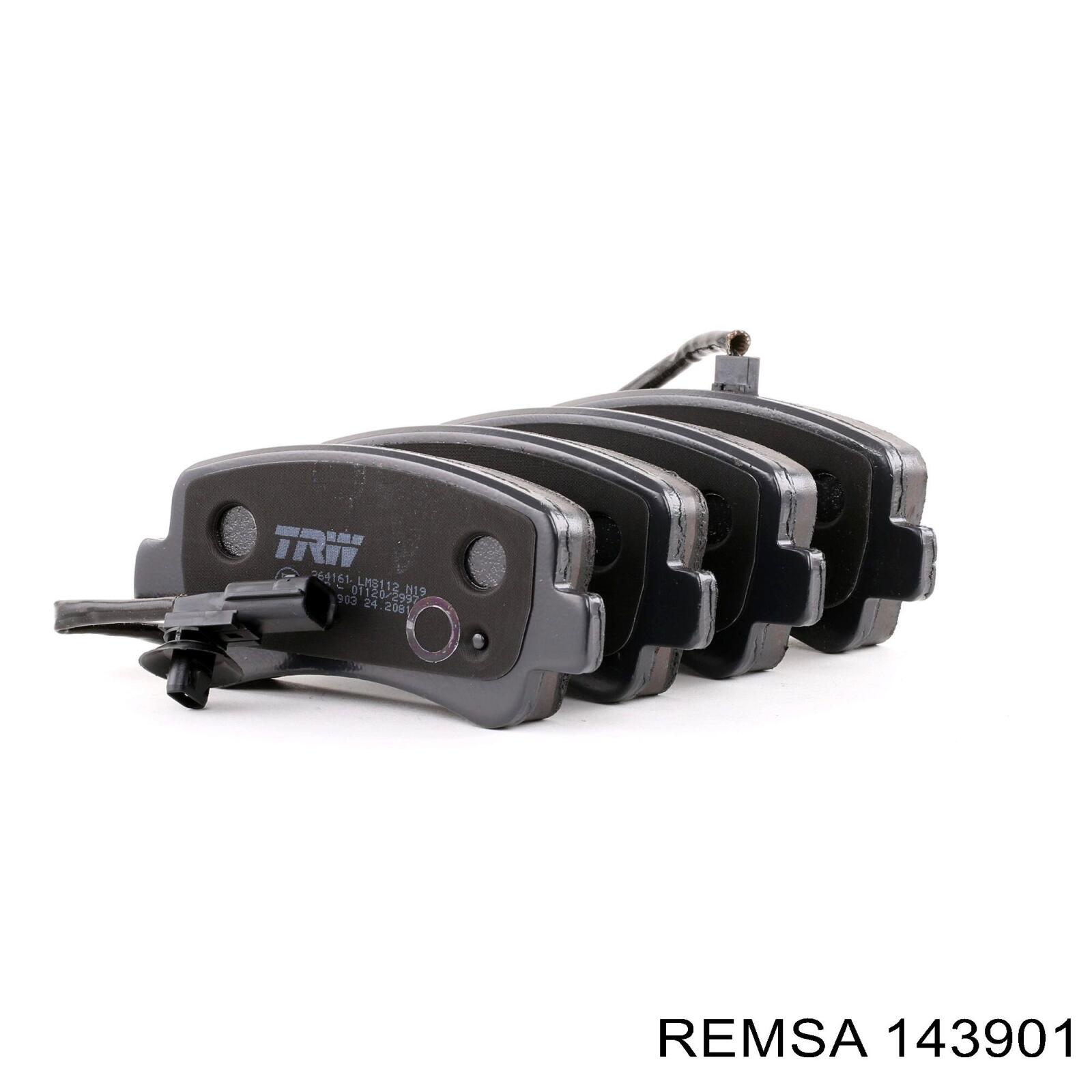 Задні дискові колодки Remsa 143901