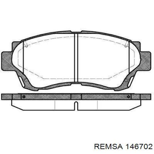 Гальмівні колодки Remsa 146702 ціна, від 27.28 USD