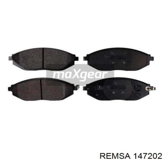 147202 Remsa колодки гальмівні передні, дискові