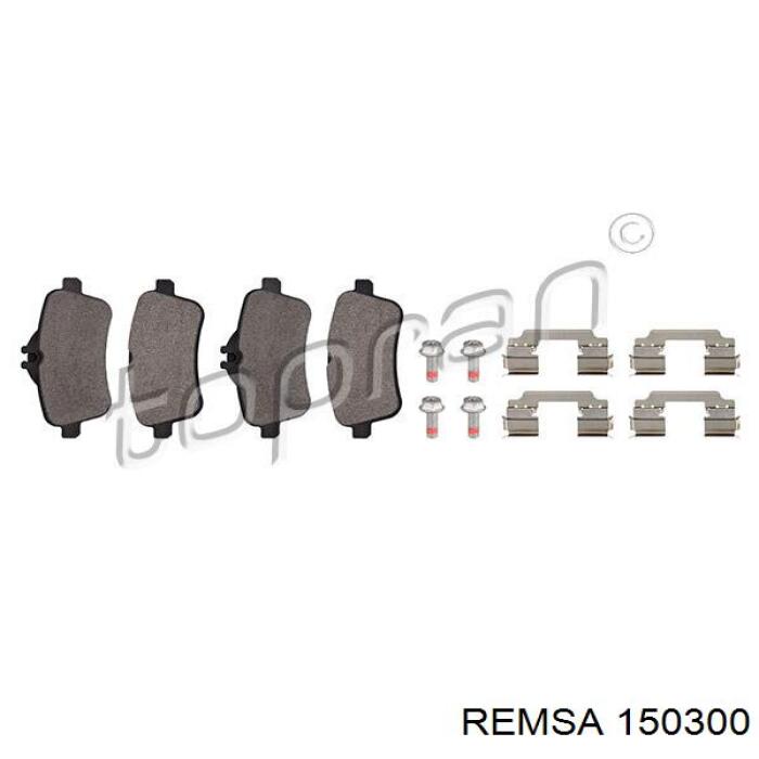 Задні дискові колодки Remsa 150300
