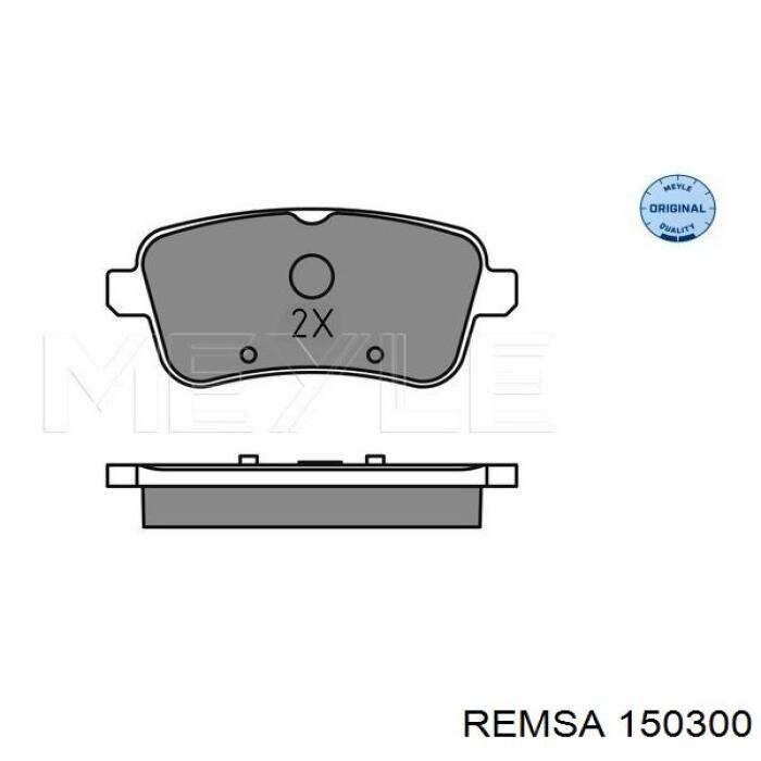 Купити 150300 Remsa Задні колодки