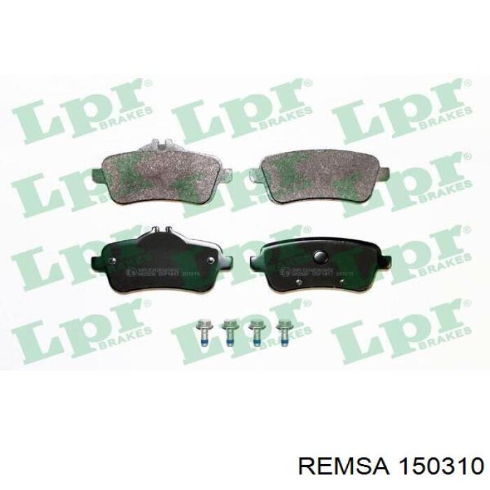 Задні гальмівні колодки Remsa 150310 ціна, від 38.52 USD