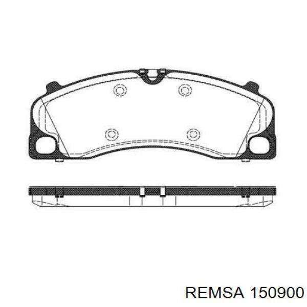 Гальмівні колодки Remsa 150900 ціна, від 30.89 USD