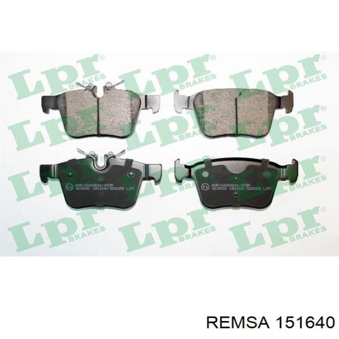 Задні гальмівні колодки Remsa 151640 ціна, від 29.18 USD
