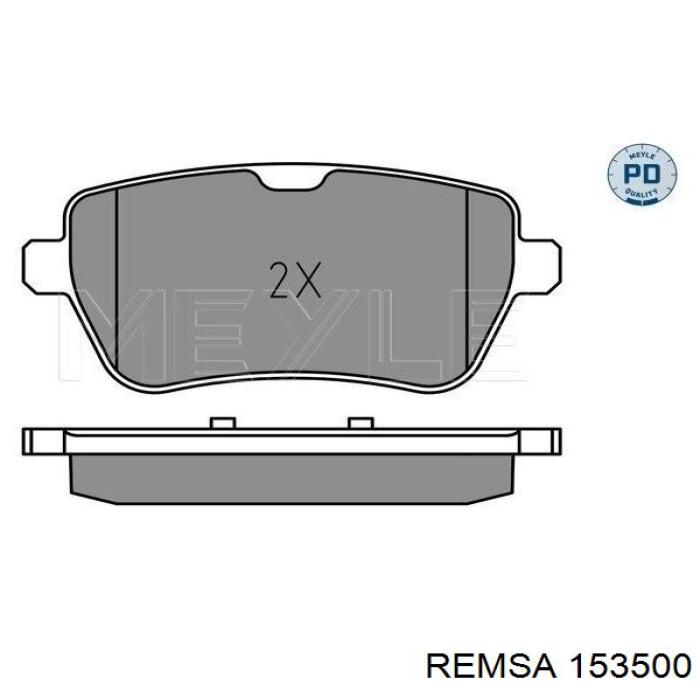 Купити 153500 Remsa Задні колодки