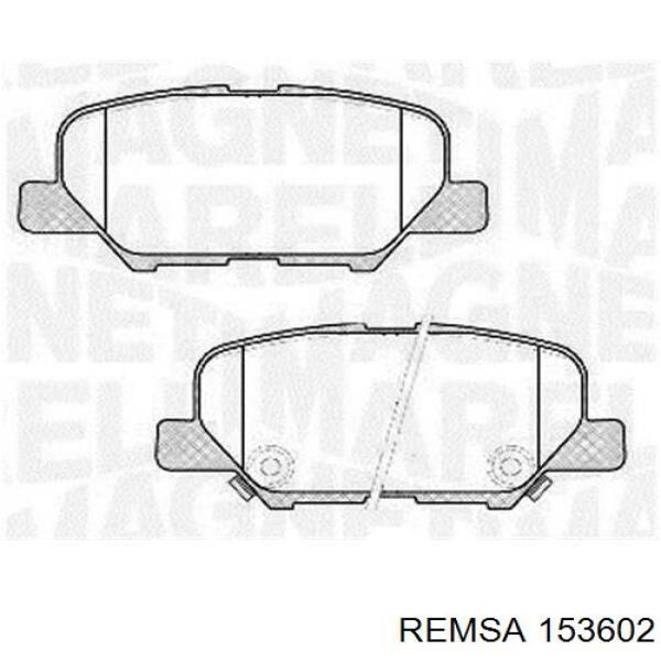 Купити 153602 Remsa Задні колодки