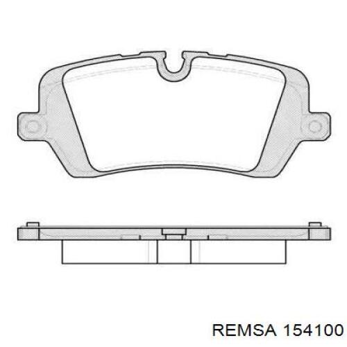 Задні гальмівні колодки Remsa 154100 ціна, від 25.80 USD