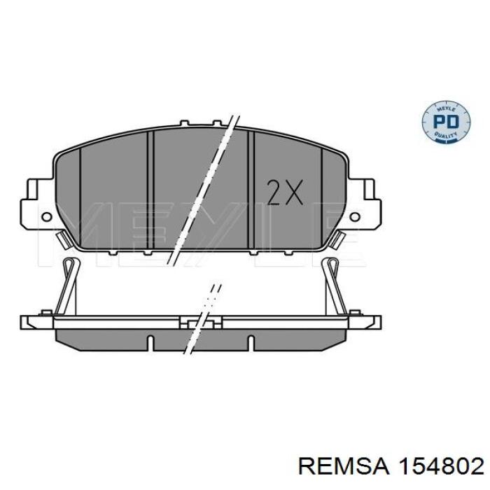 Гальмівні колодки Remsa 154802 ціна, від 30.61 USD