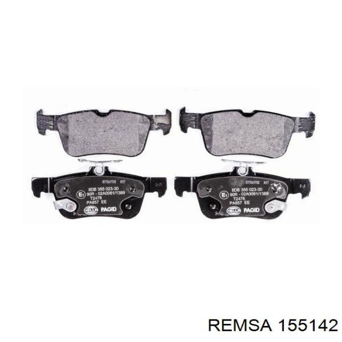 Задні гальмівні колодки Remsa 155142 ціна, від 22.43 USD