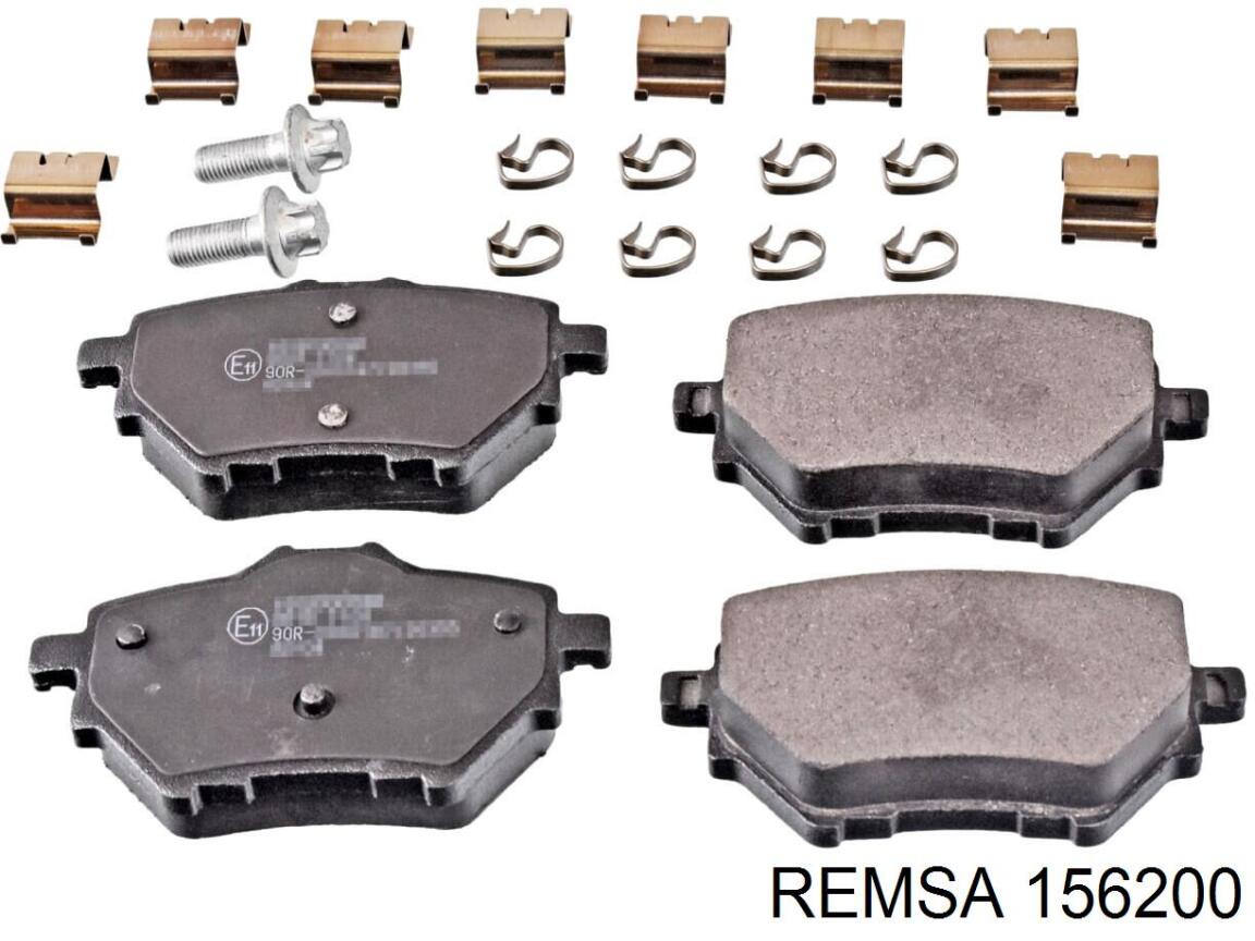 156200 Remsa колодки гальмові задні, дискові