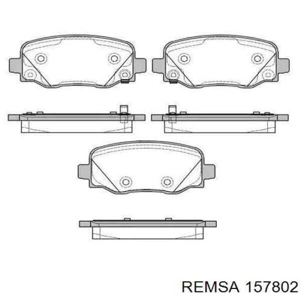 Купити 157802 Remsa Задні колодки