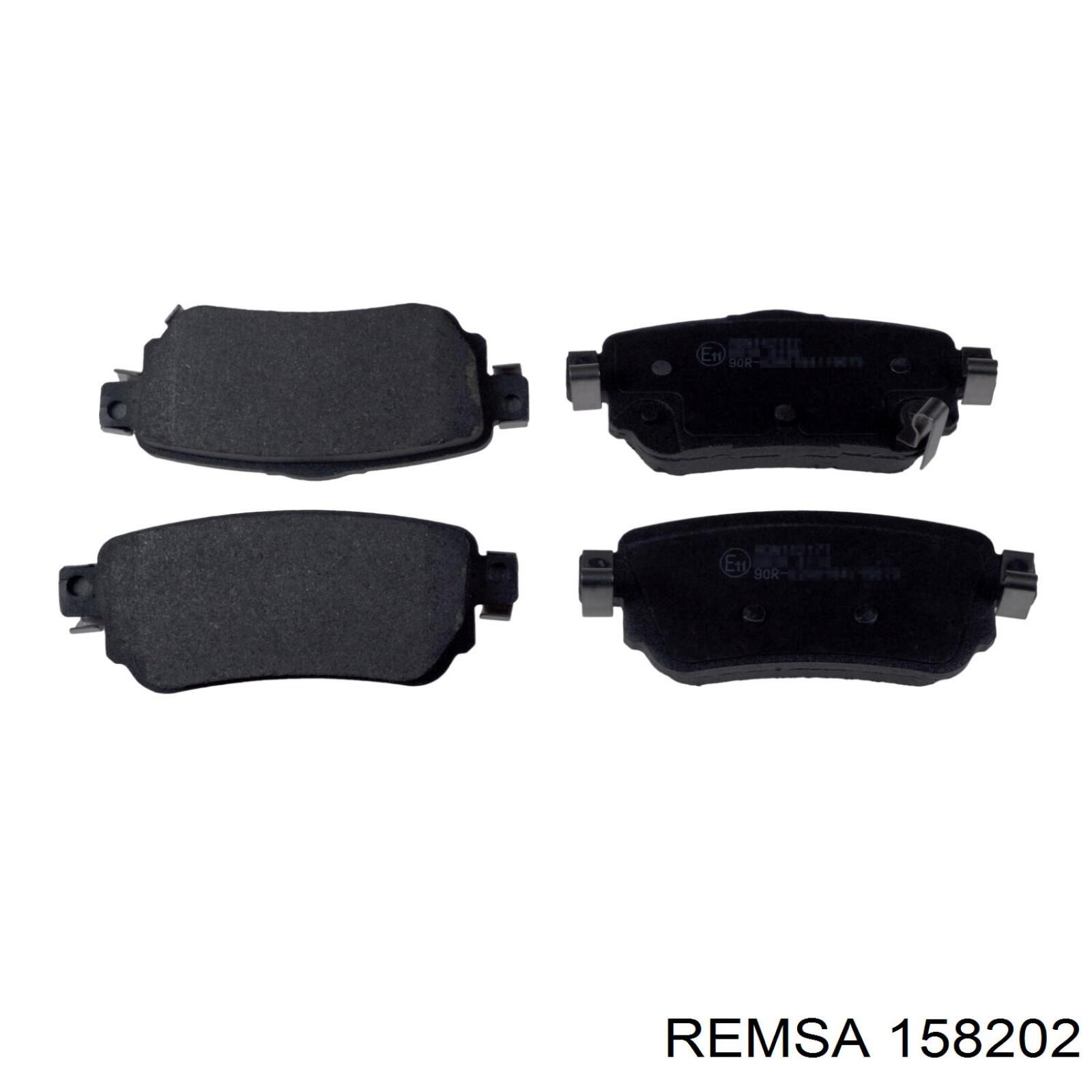 Задні гальмівні колодки Remsa 158202 ціна, від 22.48 USD