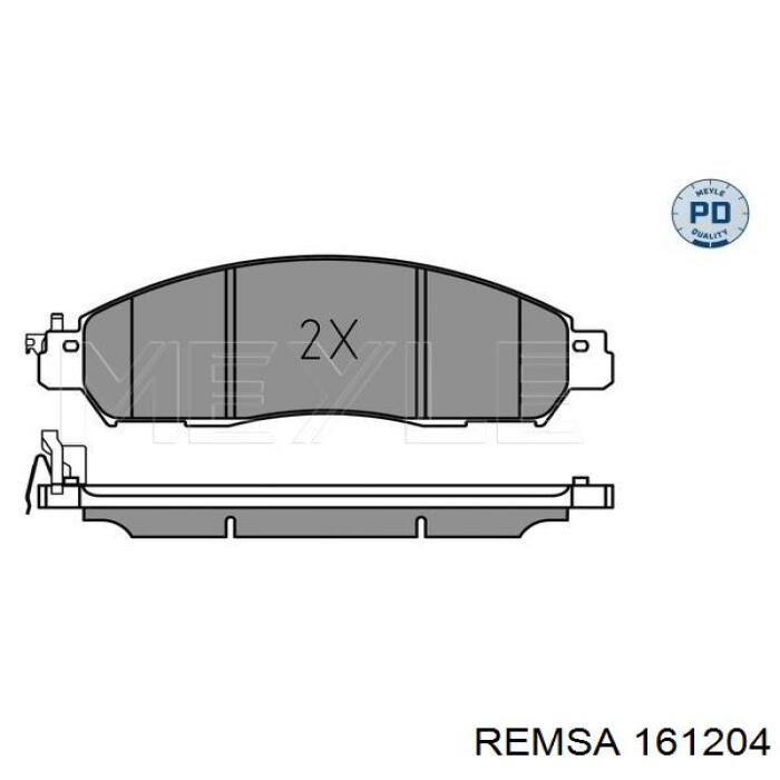 Гальмівні колодки Remsa 161204 ціна, від 32.07 USD