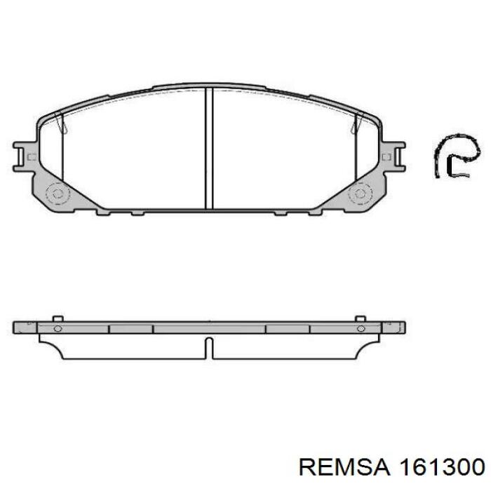 Гальмівні колодки Remsa 161300 ціна, від 34.61 USD