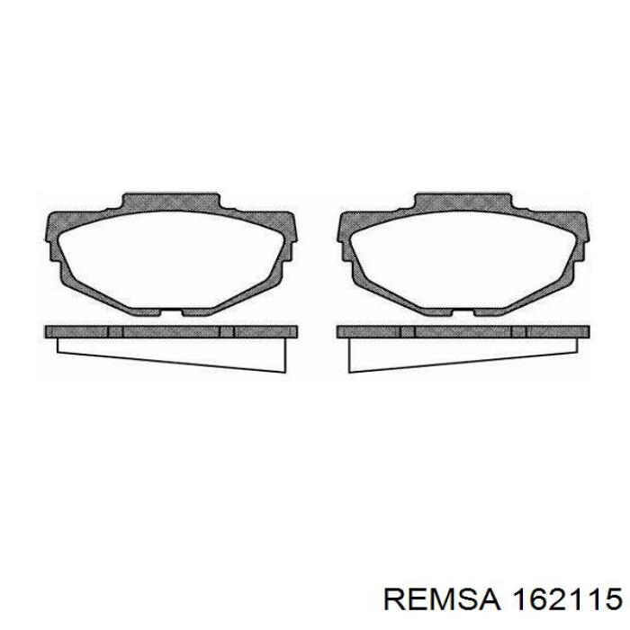 Купити 162115 Remsa Задні колодки