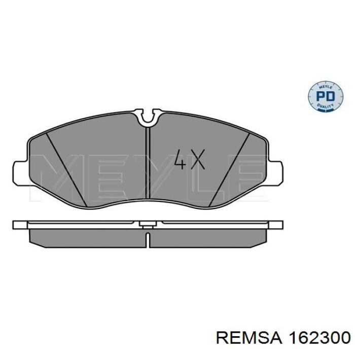 Передні тормозні колодки 162300 Remsa