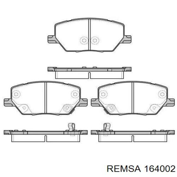 Гальмівні колодки Remsa 164002 ціна, від 26.97 USD